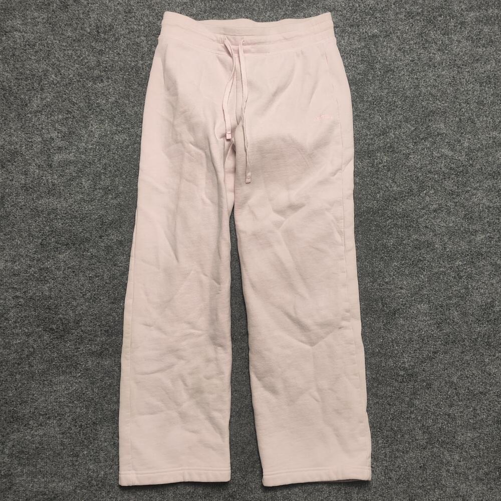 Aritzia Sweatfleece Sweatpants Womens Small Pink Elastic Waist Straight Leg